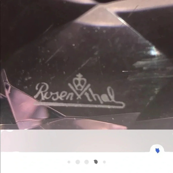 Rosenthal Pink Crystal Heart Original Box - Picture 6 of 8